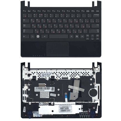 Клавиатура для ноутбука Samsumg 9ZN4PSNB0V черная с черным топкейсом 191000₽
