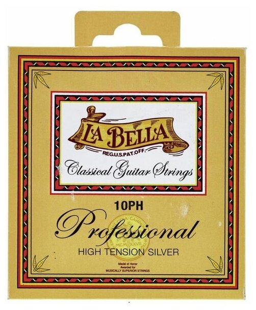 Струны для классической гитары La Bella 10PH Professional High Tension Silver