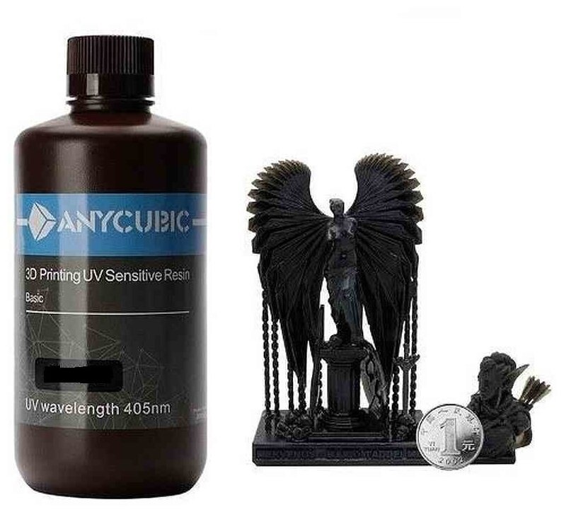 Фотополимерная смола Anycubic Basic 0.5 л Голубой