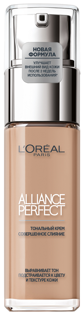 L'Oreal Paris Alliance Perfect Тональный крем Совершенное слияние, с гиалуроновой кислотой, тон 4.N, 30 мл