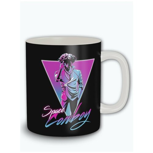 Кружка белая аниме ковбой бибоп cowboy bebop - 6598