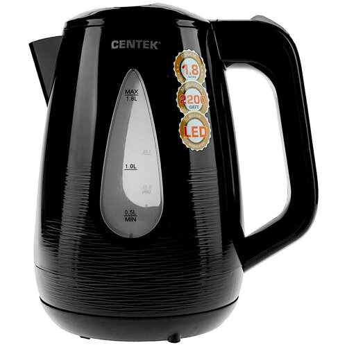 Электрический чайник CT-0048 чёрный18лдля домана кухню электрический пластиковыйподарокмужчинеподругемамепапе 280000₽
