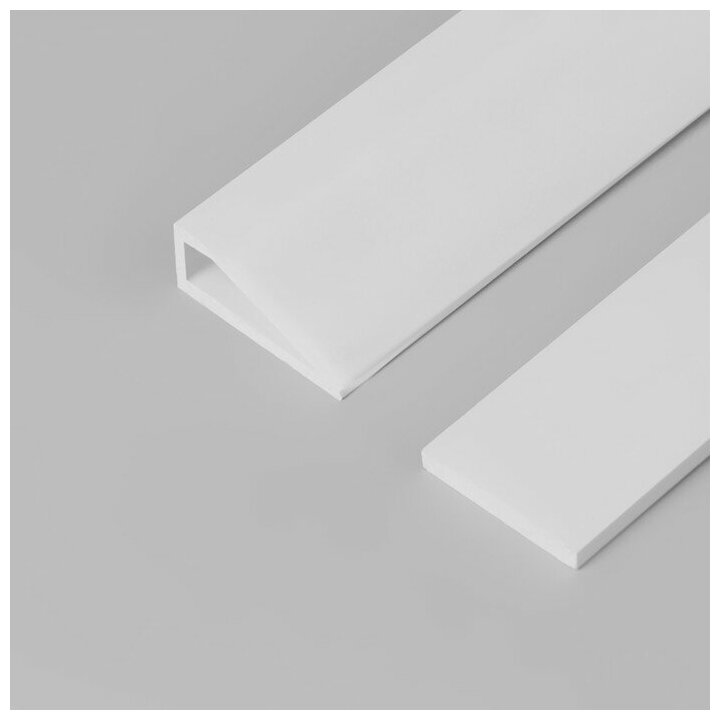 Панель для крепления штор японская, 90 см, цвет белый - фотография № 3