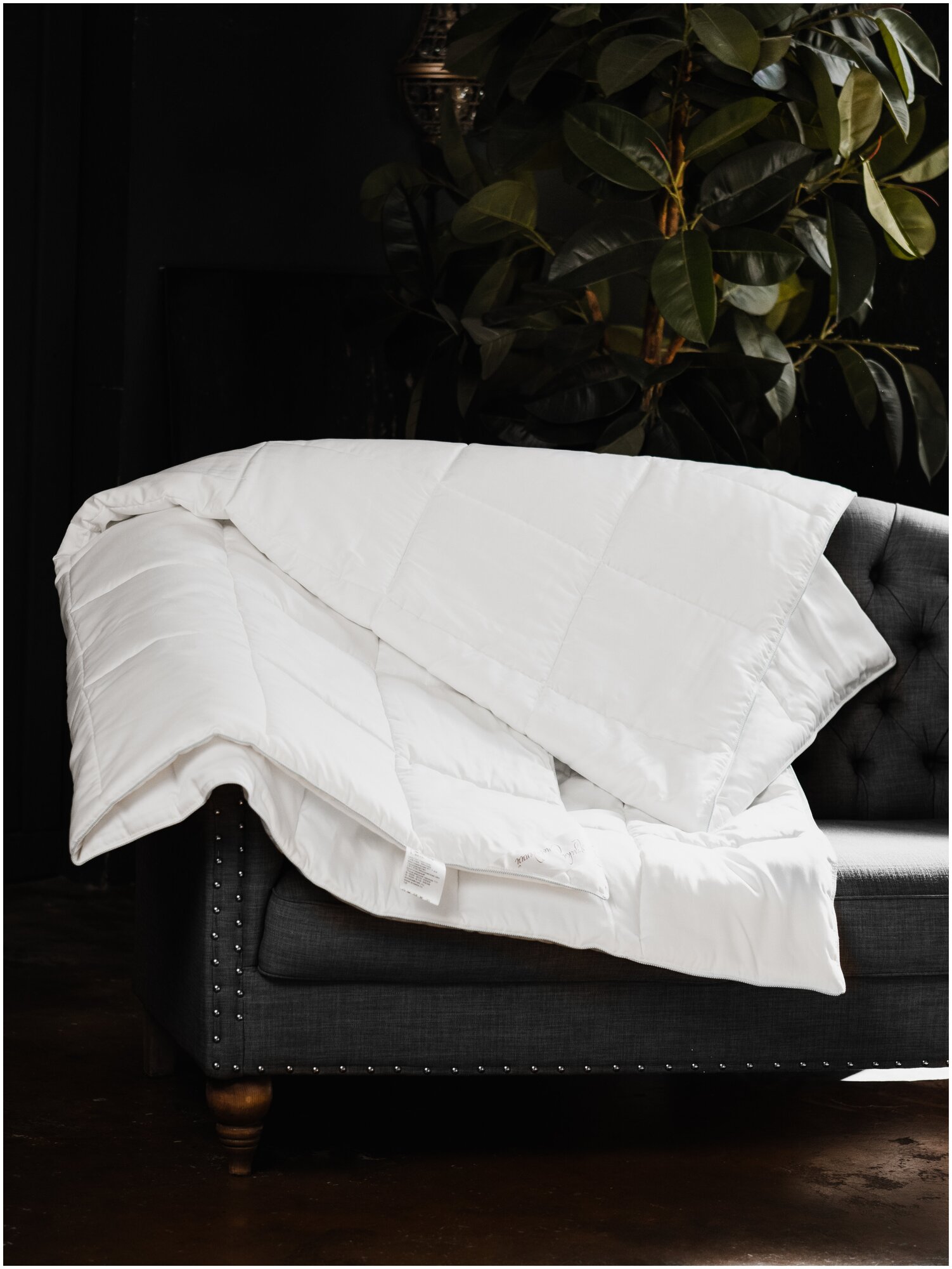 Одеяло из эвкалиптового волокна Темпере эвкалипт премиум 1.5 спальное, 140х205, легкое - фотография № 3