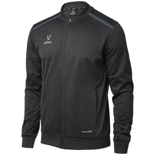 Олимпийка Jögel DIVISION PerFormDRY Pre-match Knit Jacket JD1ZL0121.99, черный, р-р M