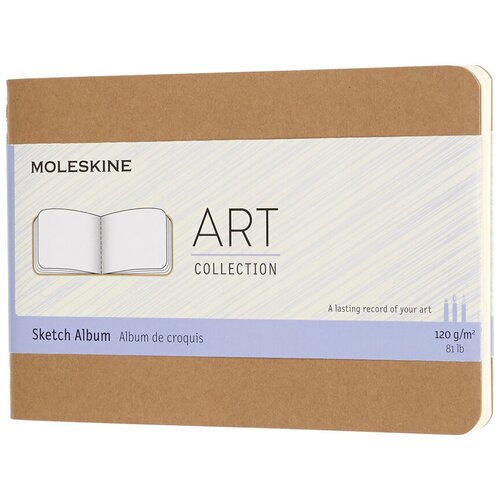 Блокнот для рисования Moleskine Art Cahier Sketch Album Pocket, 88 стр, бежевы