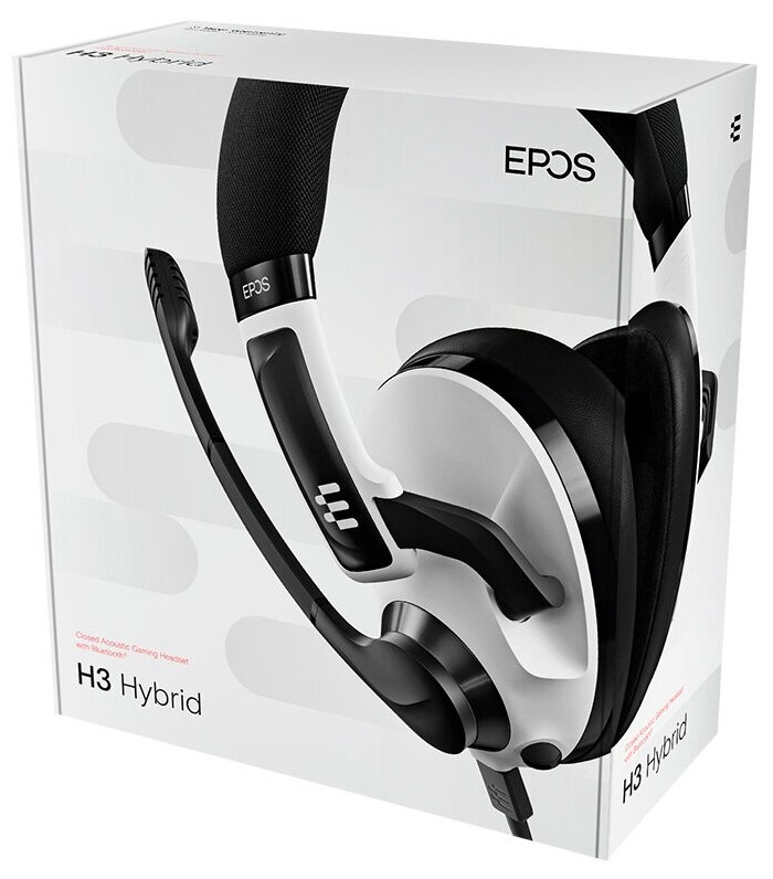 Наушники игровые EPOS H3 Hybrid Ghost White