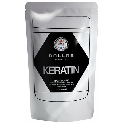 Маска-крем DALLAS KERATIN для волос с кератин. и экстрактом молочного протеина 70 мл