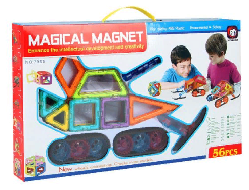 Конструктор Xinbida Magical Magnet/конструктор магнитный «мини магический магнит», 56 деталей