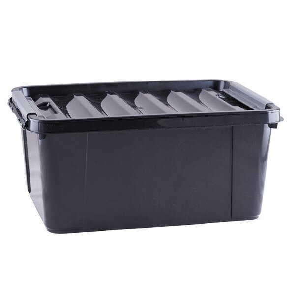 Ящик для хранения Full Black, черный, 15 литров, 41х29,5х18,3 см - фотография № 4