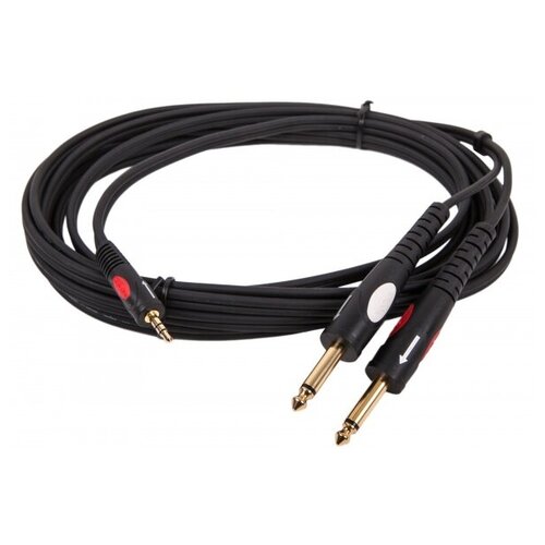 Die Hard DHG545LU5 Кабель 2 х Mono Jack - Stereo Mini 3.5мм Jack, 5 метров кабель rca jack die hard dhg535lu5