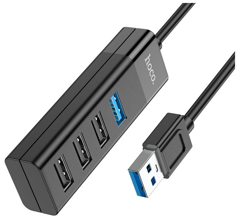 Хаб USB 30 HOCO HB25 черный