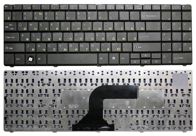 Клавиатура для ноутбука Packard Bell EasyNote ST86 черная 1220₽