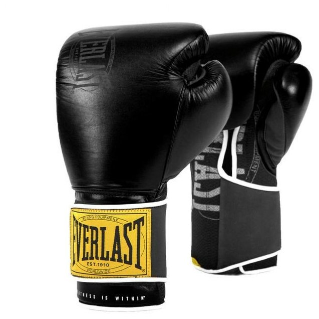 Перчатки тренировочные Everlast 1910 Classic 16oz черные