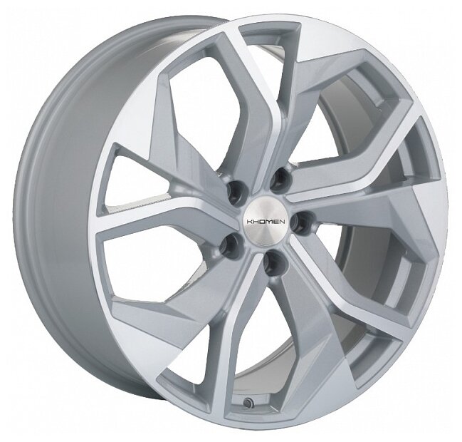 Диски Khomen Wheels KHW2006 (Touareg) 8,5x20 5x112 D66.6 ET33 цвет Brilliant Silver-FP