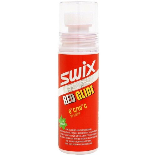 Мазь скольжения SWIX жидкая F8LNC, (+10-0 С), Red, 80 ml