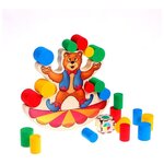 Развивающая игрушка SmileDecor Балансир Веселый медведь П723 - изображение