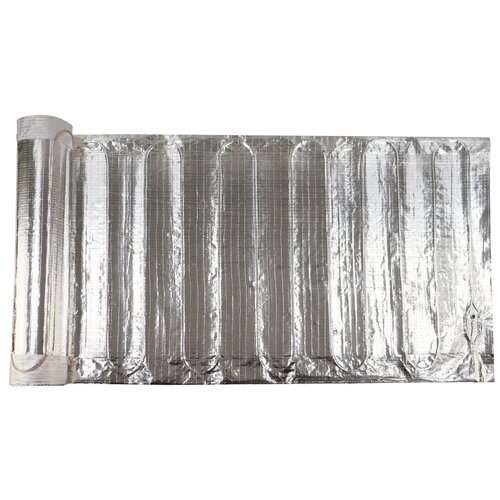 Теплый пол фольгированный нагревательный мат 30 м2 сухой монтаж 9095₽