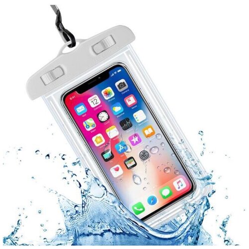 водонепроницаемый чехол на xiaomi iphone samsung Водонепроницаемый чехол для телефона, белый