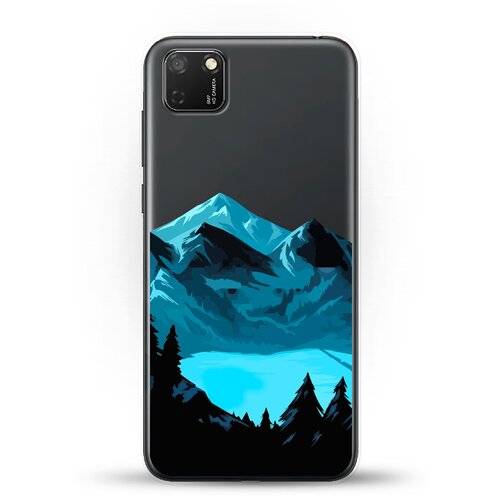 фото Силиконовый чехол горы и озеро на huawei y5p andy & paul