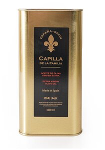 Оливковое масло Extra Virgin 1л Capilla de la Familia высшего качества Кошерное, кислотность 0.3