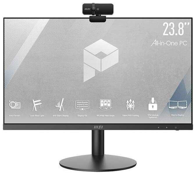 Моноблок 238 MSI PRO AP241 11M-406XRU 1920 x 1080 Intel Pentium-G6405 4Gb SSD 128 Gb Intel UHD Graphics DOS черный 9S6-AE0311-406 9S6-AE0311-406