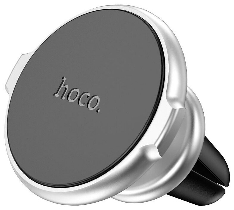 Держатель автомобильный HOCO CA88 Fantasy для смартфона алюминий воздуховод магнитный цвет: серебряный