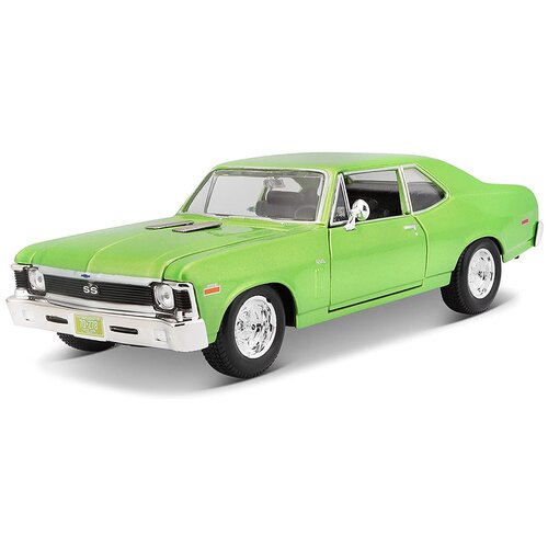 Машинка Maisto31262 1:24 SP (A) - 1970 Chevrolet Nova SS maisto 1 24 1970 chevrolet nova ss blue casting alloy car model handicraft decoration collection toy tool gift die casting