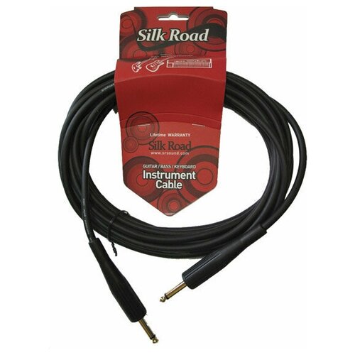 Шнур Jack/Jack - SRN-20 инструментальный кабель jack 6 3 jack 6 3 угловой моно 3м 6 5мм зеленый
