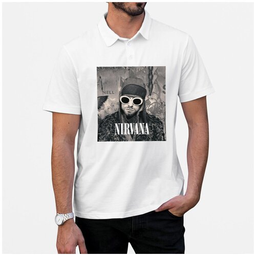 Рубашка- поло CoolPodarok Nirvana
