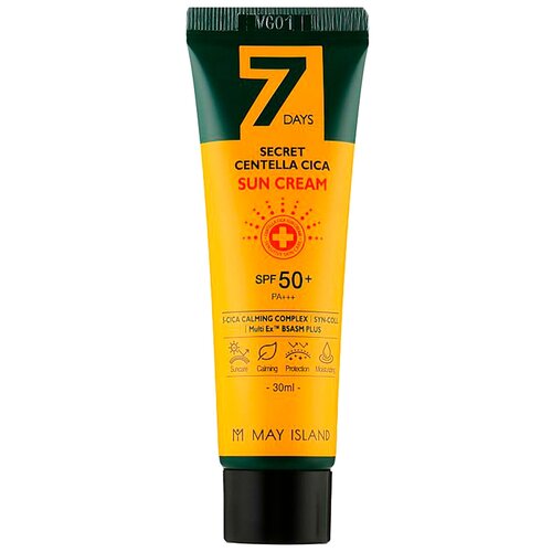 Солнцезащитный крем для лица Seven Days Secret Centella Cica Sun Cream SPF 50+ PA+++, 30 мл