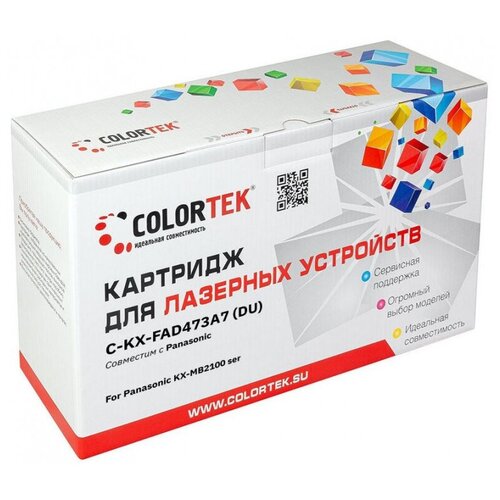 Фотобарабан Colortek CT-KX-FAD473A7 (473) для принтеров Panasonic картридж лазерный colortek ct kx fa85a 85a для принтеров panasonic