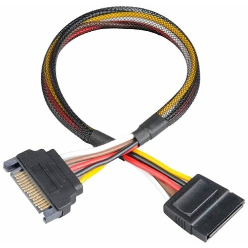 Кабель силовой Akasa AK-CBPW04-30 8 контактный удлинительный кабель rj45 30 см