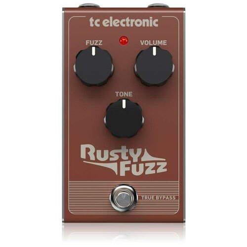 TC ELECTRONIC RUSTY FUZZ гитарная педаль tc electronic rusty fuzz напольная педаль эффекта фузз