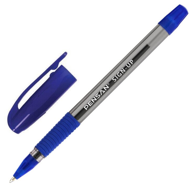Ручка шариковая PENSAN SIGN UP 1,0 синяя
