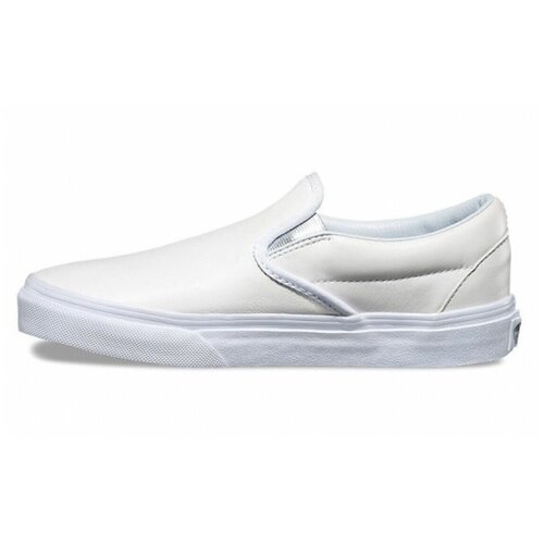 Кожаные кеды Vans Classic Slip-On (Metallic Gore) V004MPJRC белые (36)