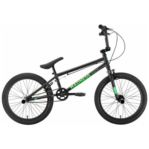 Велосипед Stark'22 Madness BMX 1 черный/зеленый
