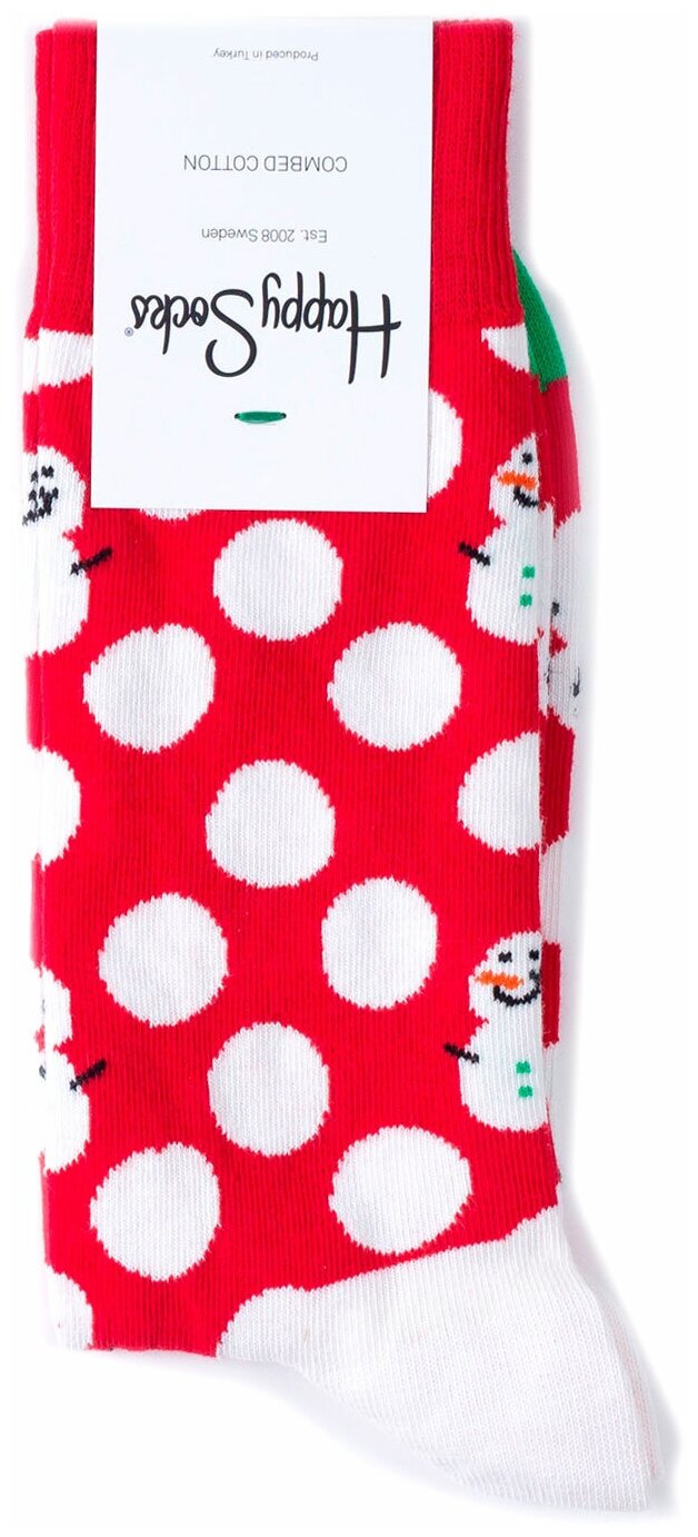 Happy Socks Big Dot - Snowman 36-40