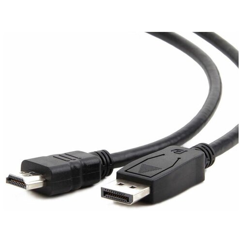 Кабель Display port (m) - HDMI(m) 1.8m Cablexpert CC-DP-HDMI-6 черный, экран кабель pro hd 8k display port на display port 1 5 m
