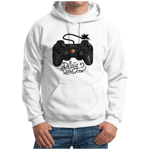 фото Худи coolpodarok, размер 56, белый