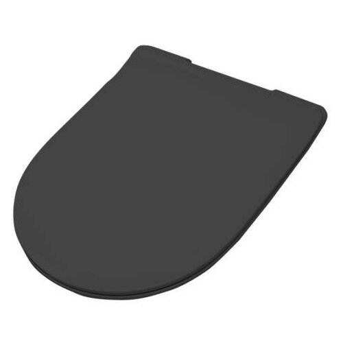Artceram FILE 2.0 Сиденье для унитаза, супер тонкое, быстросьемное с микролифтом , цвет черный матовый