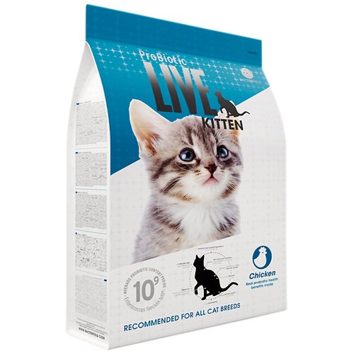 PROBIOTIC LIVE KITTEN для котят с курицей (8 кг)