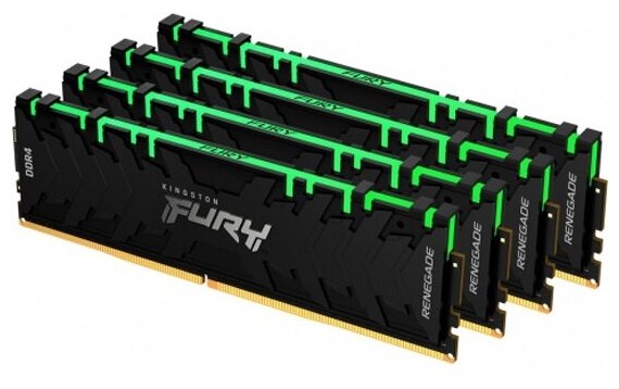 Оперативная память Kingston DDR4 32Gb (4x8Gb) 3200 MHz pc-25600 FURY Renegade RGB (KF432C16RBAK4/32)