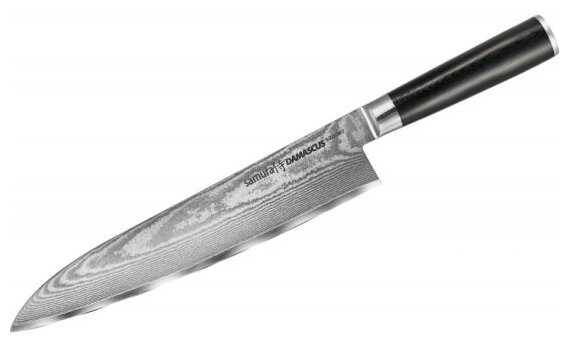 Нож кухонный Гранд Шеф Samura DAMASCUS SD-0087/K, дамасская сталь, 240 мм