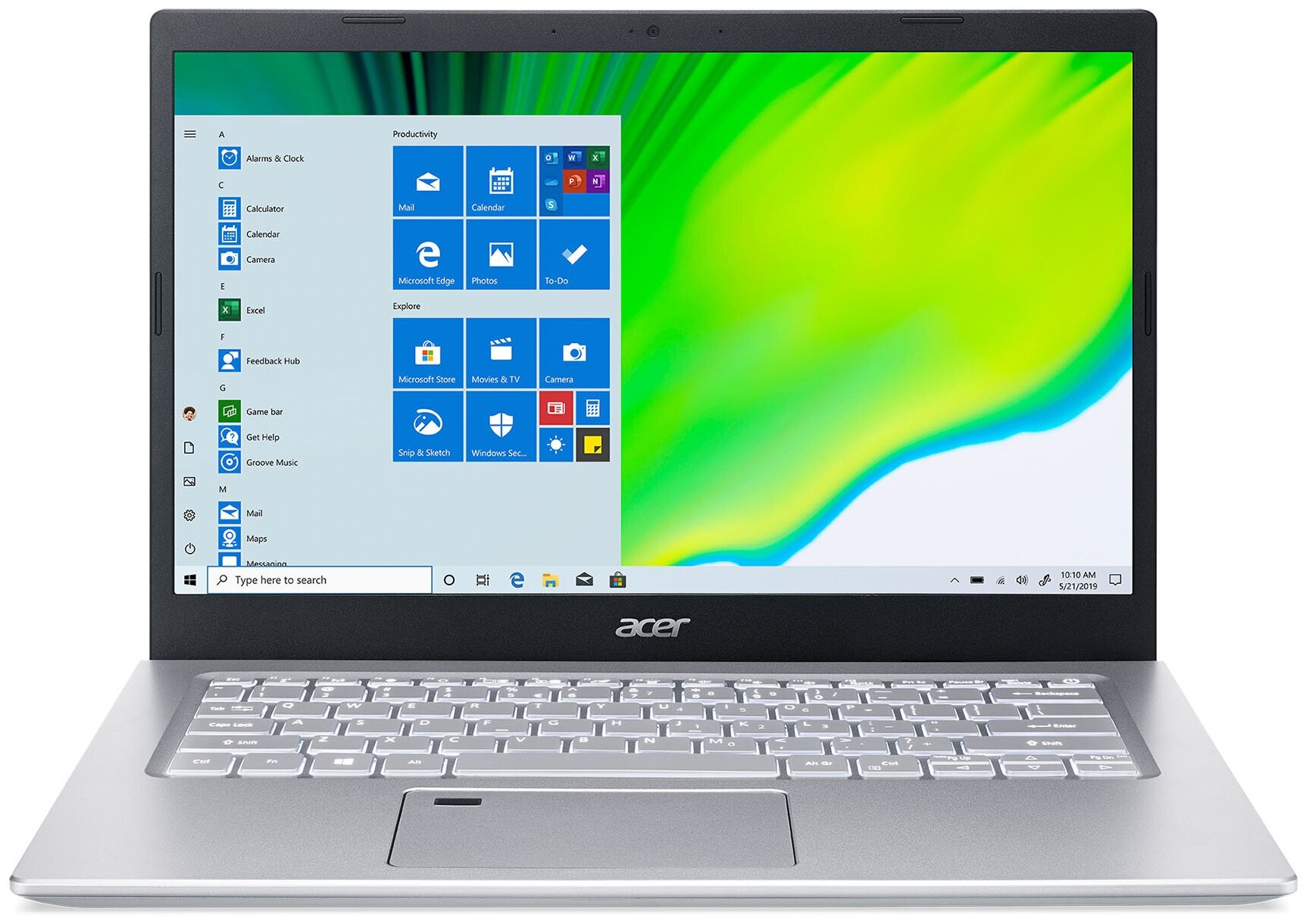 Ноутбук Acer Aspire 5 A514-54-39D2 NXA22ER00M i3 1115G48GB512GB SSD14IPSFHDWin11Homeblack