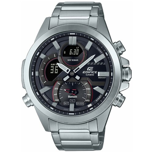 Наручные часы CASIO Edifice, черный, серебряный