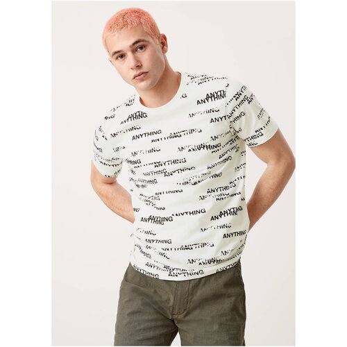 фото Футболка для мужчин, q/s by s.oliver, модель: 520.10.204.12.130.2113502, цвет: черный/белый, размер: l