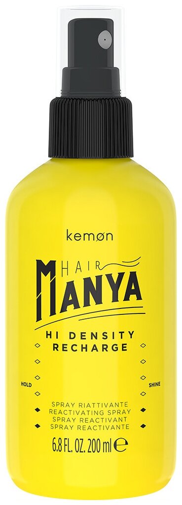 Спрей для укладки волос Kemon Hair Manya Hi Density Recharge, 200 мл