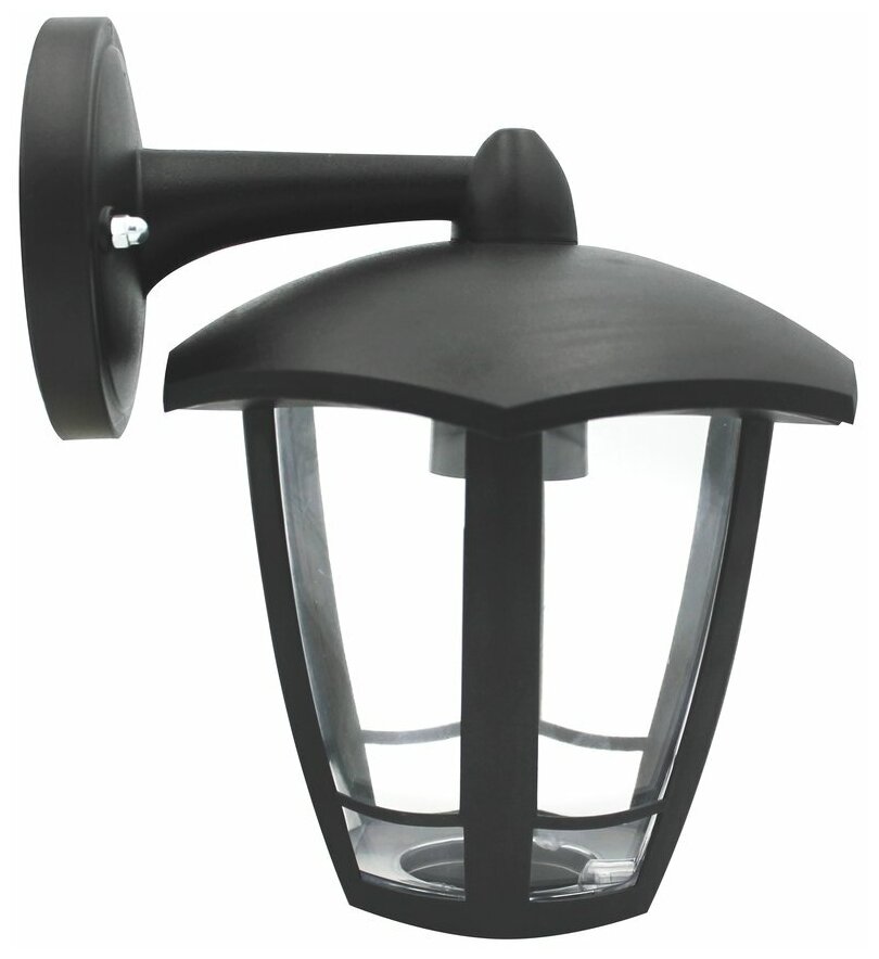 Уличный настенный светильник Camelion PP5102 C02 НБУ 07-60-004 У1 «Дели 3» черный, 6-гран., пластик, 230В, 60Вт