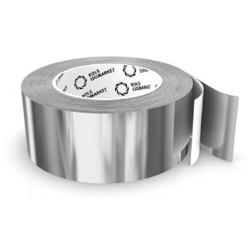 Скотч алюминиевая самоклеящаяся, Energoflex, 50 мм x 50 м
